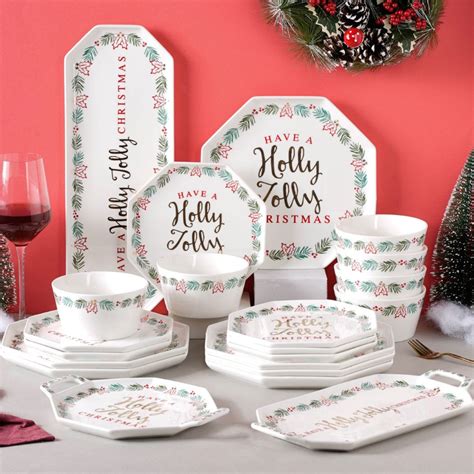 Christmas Dinner Set - Christmas Dinnerware Online | Nestasia