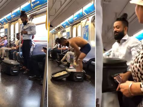 Man Bathes In NYC Subway