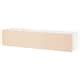 BESTÅ TV bench with doors, black-brown/Lappviken walnut effect ...
