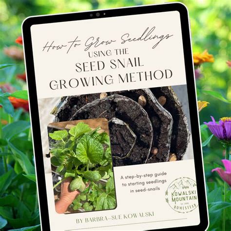 Seed Snail growing method ebook » Kowalski Mountain