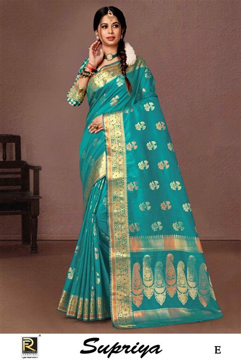 Ronisha Supriya Banarasi Silk Designer Saree Collection :textileexport