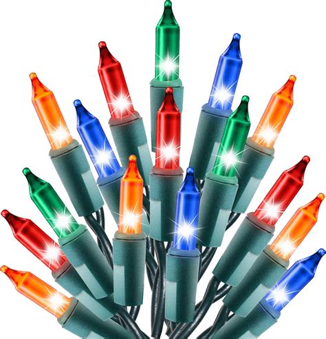 Amazon.com: Enchanted Forest 150-Count Multi Color Christmas Lights Net ...