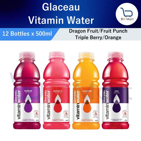Glaceau Vitamin Water (12 x 500ml) | Shopee Singapore