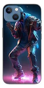 Silicone Designer Cover for Apple iPhone 13 Slate Grayback Hip Hop ...