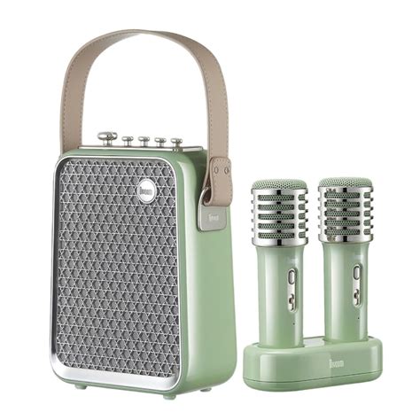 Divoom® Songbird-HQ Portable Karaoke Speaker with Dual Wireless ...