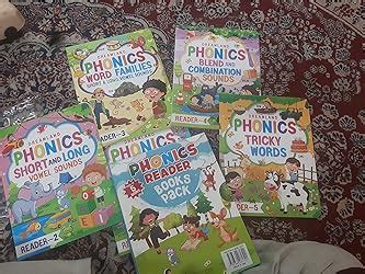 Phonics Reader 5 Books Pack for Children Age 3 -10 Years -Alphabet ...