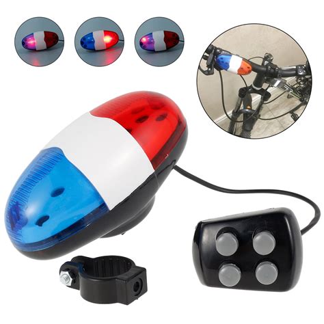 Buy 6 LED Lights Electronic Cycling Bike Electric Horn Bicycle Police ...