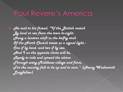 Paul revere’s ride | PPTX
