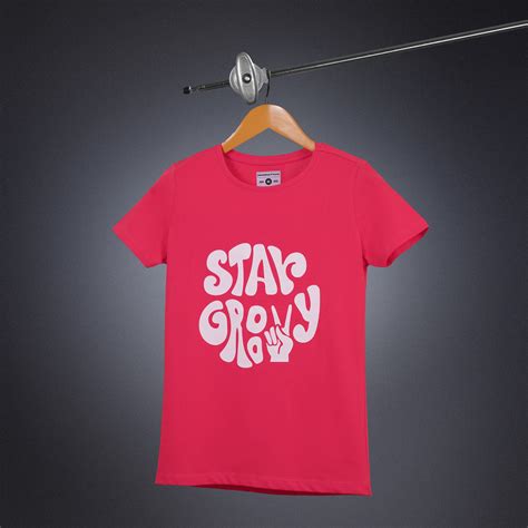 Womens Round Neck Regular Fit Dark Pink T Shirts – Pitshirts