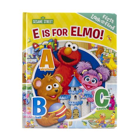 Sesame Street: E Is for Elmo! First Look and Find : Pi Kids, Goldberg ...