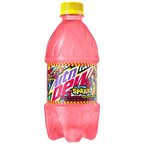 Mountain Dew, Spark, Dew With A Blast Of Raspberry Lemonade Flavor ...
