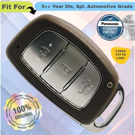 Hyundai 3 Button Smart Key Fob Replacement Battery ( Pack of 1 ...