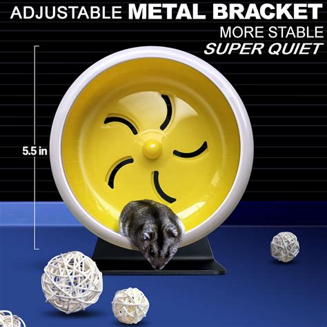 Buy lazYYzal Hamster Wheel,Silent Hamster Wheel,Silent Spinner,Quiet ...