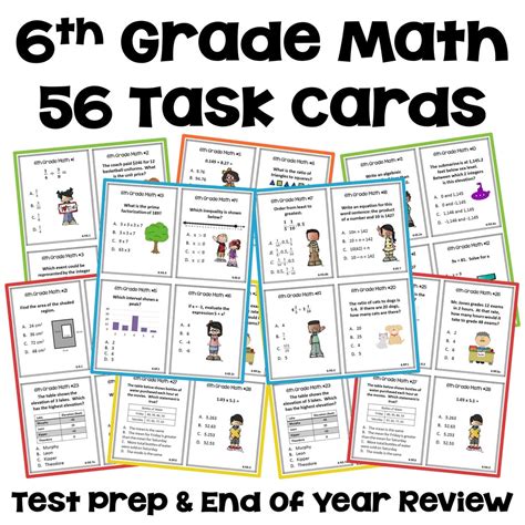 Image result for Performance Task 6th Grade Math
