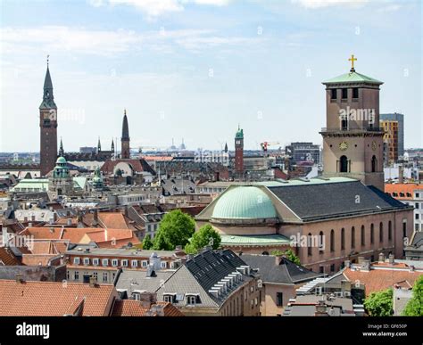 aerial view of Copenhagen, the capital city of Denmark Stock Photo - Alamy