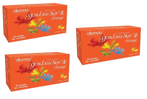 Buy OKAMOTO Skinless Skin Condoms-Orangeted(,Japan)3 X 10S(No.1 In ...