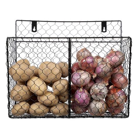 Tat-Sat Potato Onion Vegetable Fruit Storage Basket with Unique ...