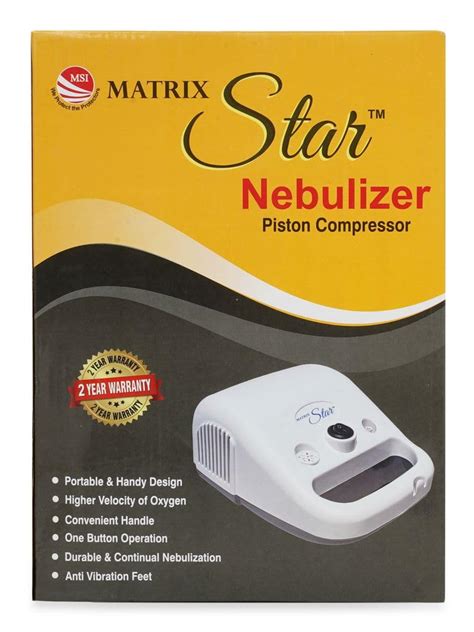 MSI Matrix Star | Nebulizer Piston Compressor | White | Pack of 1 ...
