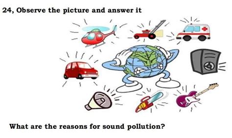 Observe the picture and answer....Reasons for sound pollution....in 2-3 ...