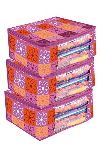Treffen Creations Saree Storage Cover Beautiful Printed Non Woven ...