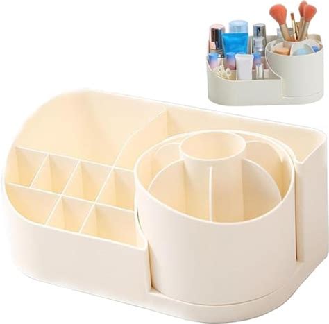 COOFANDY Make-up organiser, Multi-compartment 360 ° rotating, Makeup ...