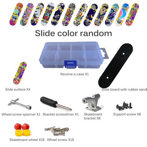 Buy Educational Finger Skating Board Table Game Skateboard Assembly ...