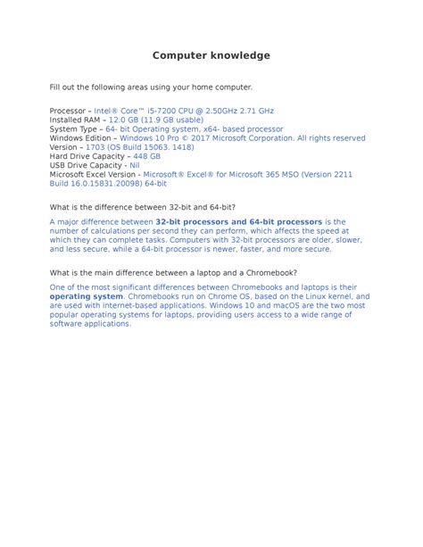 Image result for How to Write Having Knowledge of Computer