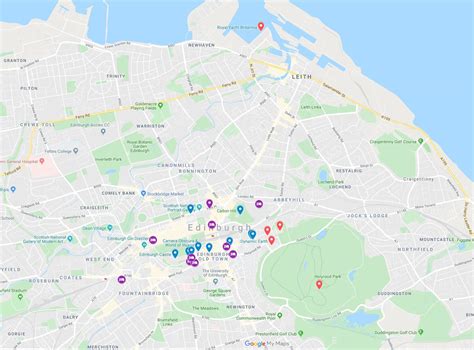 Edinburgh Scotland Map City at Gabriel Basser blog