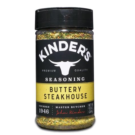 KINDER'S Buttery Steakhouse Seasoning (9.5 Ounce) - Walmart.com