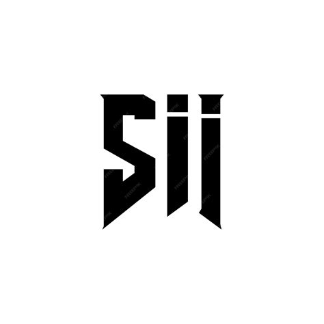 Sii letter logo design for technology company sii logo design black and ...