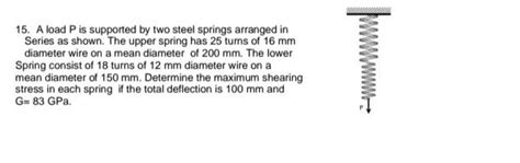 Image result for Spring Push Off Load Example Problems