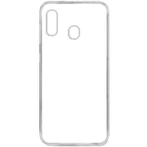 Casotec Soft TPU Back Case Cover for Samsung Galaxy A20 - Clear