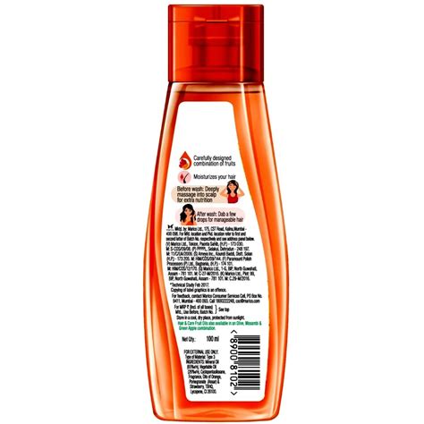 Hair & Care Moisturising Fruit Oils Non Sticky Hair Oil, 100 ml Price ...