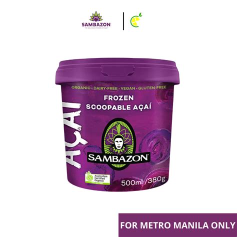 Sambazon Acai Berry Frozen Sorbet 500ml | Lazada PH