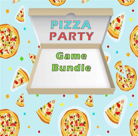 Pizza Party Game Bundle - Etsy