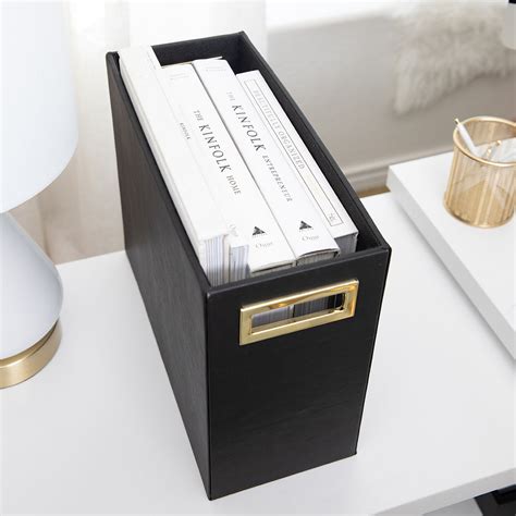 BLU MONACO Magazine Rack Floor: Leather Covered Wood Magazine Rack - B ...