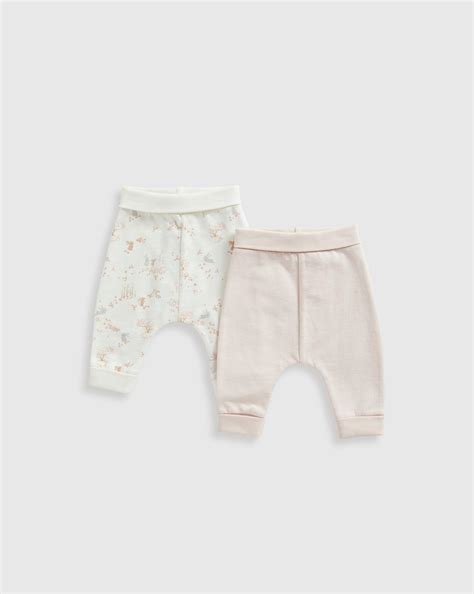Buy Mothercare Girls My First Classic Bunny 100% Cotton Joggers - Pack ...
