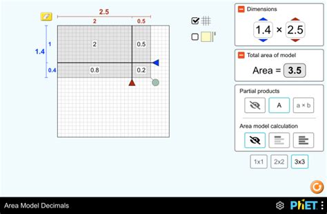 Image result for Area Model with Decimals