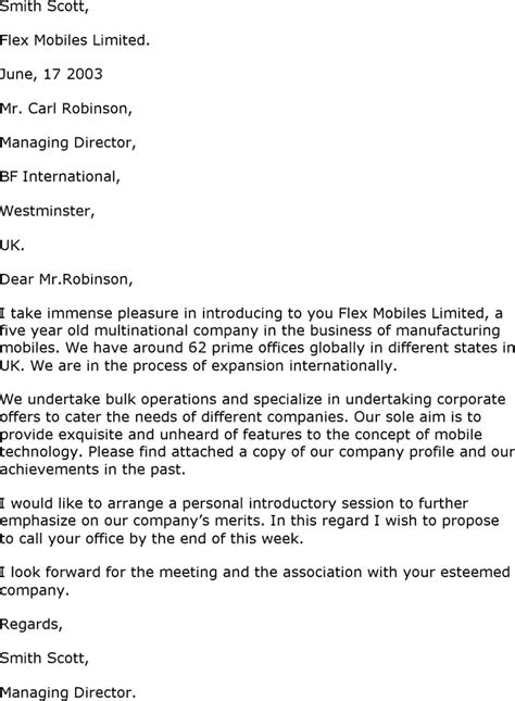 Image result for Sample Introduction Letter