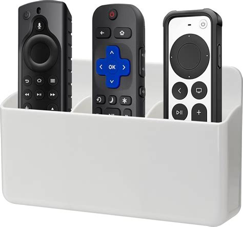 Amazon.com : kulusion 3 Slot Remote Control Holder Wall TV Remote ...