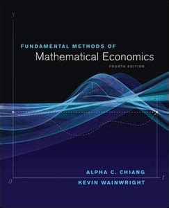 Fundamental Methods of Mathematical Economics: Buy Fundamental Methods ...