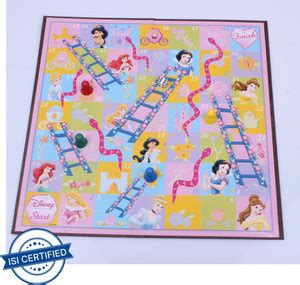 FUNSKOOL Disney Princess Snakes & Ladders Party & Fun Board Game ...