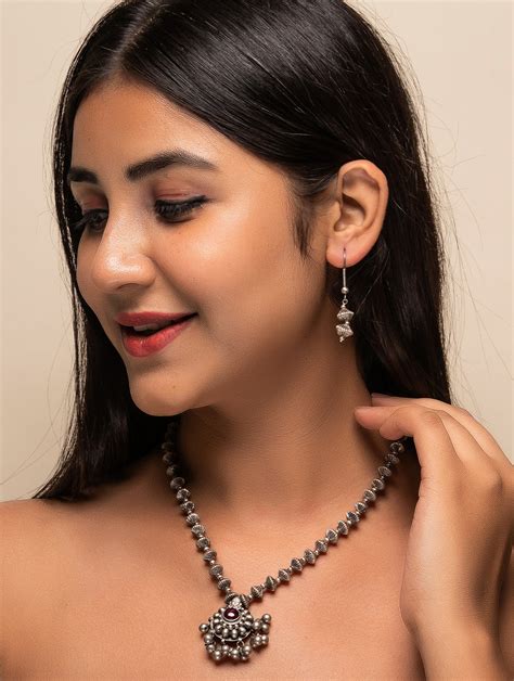Buy Pure Silver Traditional Maharashtrian Set - Javmani Saaz Online