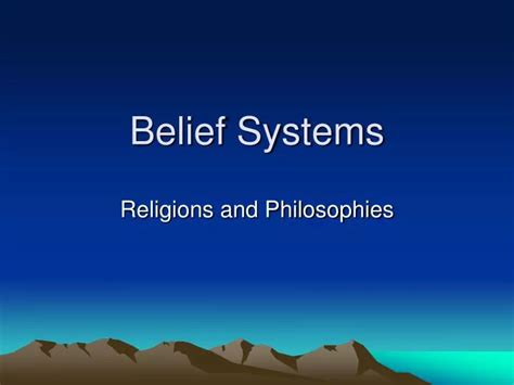 Belief Systems Examples 的图像结果