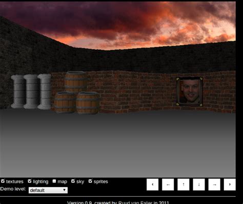 Raycaster Game Tutorial 的图像结果
