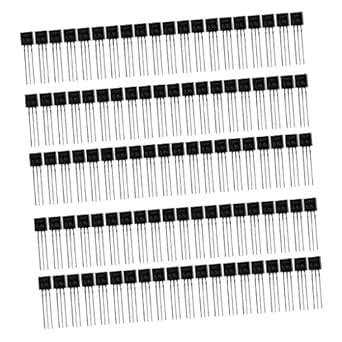 Rare 100 Pieces Silicon Power Transistor Kit 13001 TO-92 300mA : Amazon ...