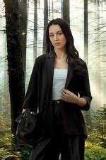 Van Heusen Woman Casual Blazers, Women Black Solid Blazer for Blazers ...