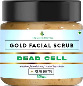The green ayurveda DEAD CELL GOLD FACIAL SCRUB Scrub - Price in India ...