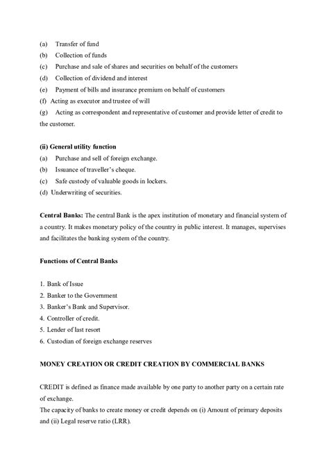 Image result for Banking Class 12 Notes