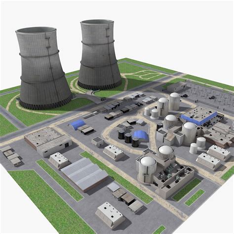 3D watts bar nuclear plant - TurboSquid 1151563
